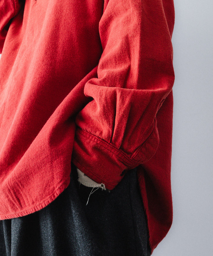 concause-コンコースのSKIPPER SHIRT(SOLID)のRED公式通販サイトsession福岡セレクトショップ