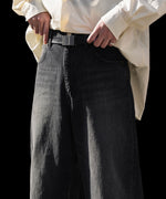 画像をギャラリービューアに読み込む, ssstein(シュタイン)のWIDE DENIM JEANS - BLACKの公式通販サイトsession福岡セレクトショップ
