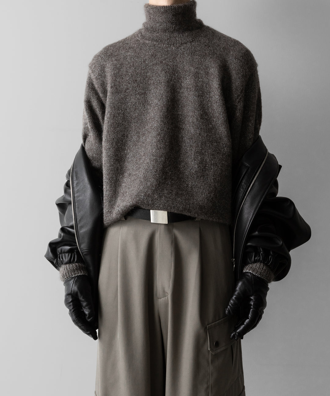 stein(シュタイン)の24SSコレクションLEATHER GLOVEのDARK BROWN sessionセッション福岡セレクトショップ 公式通販サイト
