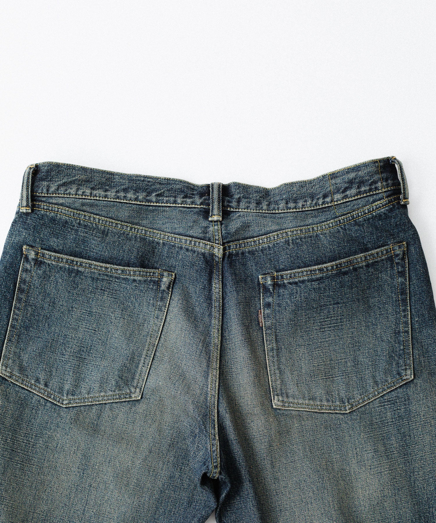 【INTÉRIM】CLASSIC HEAVY KIBATA SHUTTLE HYPER BIG WWII 1943 DENIM JEANS - C.NAVY