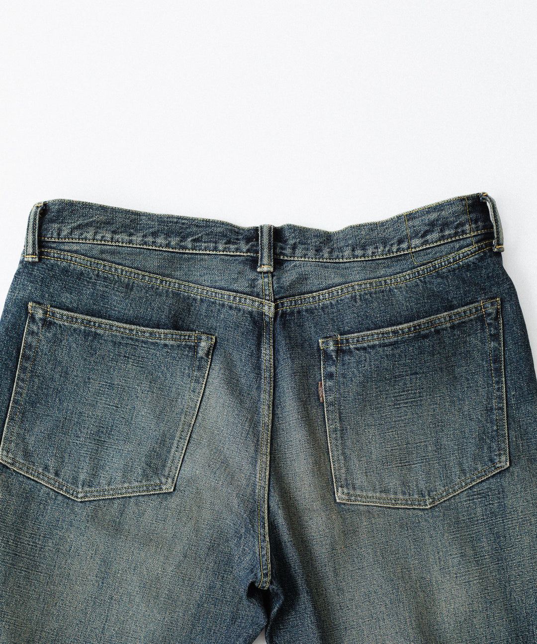 【INTÉRIM】CLASSIC HEAVY KIBATA SHUTTLE HYPER BIG WWII 1943 DENIM JEANS - C.NAVY