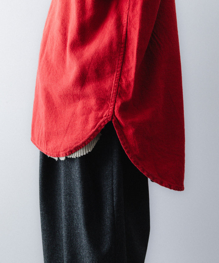 concause-コンコースのSKIPPER SHIRT(SOLID)のRED公式通販サイトsession福岡セレクトショップ