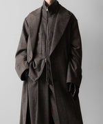 画像をギャラリービューアに読み込む, ssstein(シュタイン)の24AWコレクション OVERSIZED MAXI-LENGTH PEAKED LAPEL COAT - GLEN CHECK 公式通販サイトsession福岡セレクトショップ
