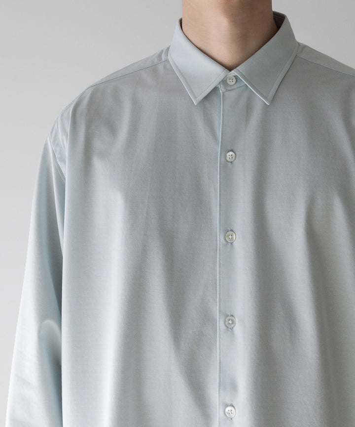 【KANEMASA PHIL.】カネマサフィルのニットシャツ 46G ATOMOSPHERE SHIRT - SAX公式通販サイトsession福岡セレクトショップ