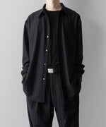 画像をギャラリービューアに読み込む, KANEMASA PHIL. カネマサフィルの36G IDEAL WOOL STRIPE SHIRT - BLACK SPの公式通販サイトsession福岡セレクトショップ
