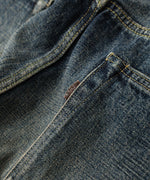 画像をギャラリービューアに読み込む, 【INTÉRIM】CLASSIC HEAVY KIBATA SHUTTLE HYPER BIG WWII 1943 DENIM JEANS - C.NAVY
