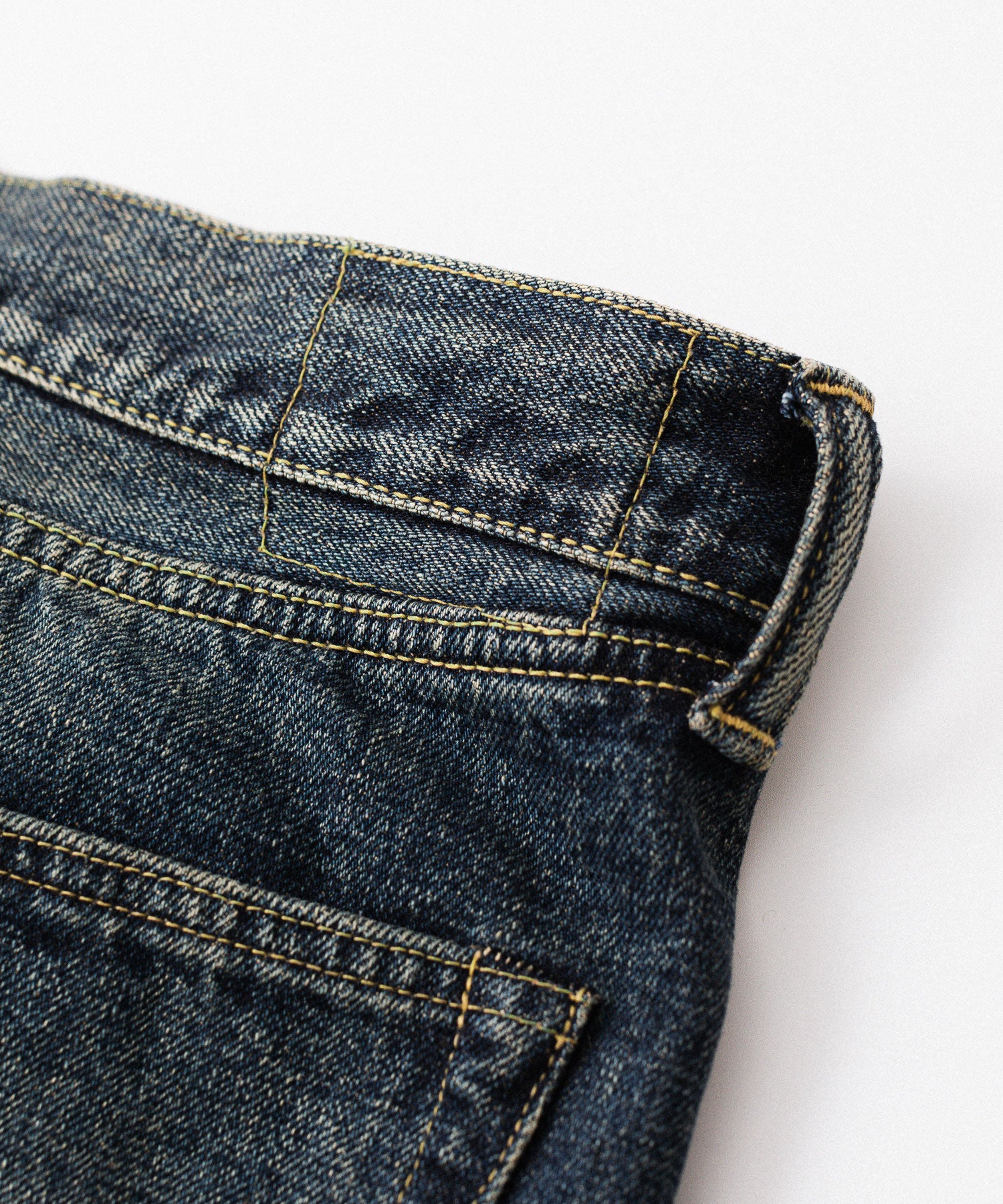 【INTÉRIM】CLASSIC HEAVY KIBATA SHUTTLE HYPER BIG WWII 1943 DENIM JEANS - C.NAVY
