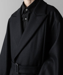 ssstein(シュタイン)の24AWコレクション OVERSIZED MAXI-LENGTH PEAKED LAPEL COAT - BLACK 公式通販サイトsession福岡セレクトショップ