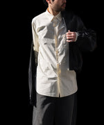 画像をギャラリービューアに読み込む, ssstein(シュタイン)のSUVIN COTTON OVERSIZED REGULAR COLLAR SHIRT - YELLOWの公式通販サイトsession福岡セレクトショップ
