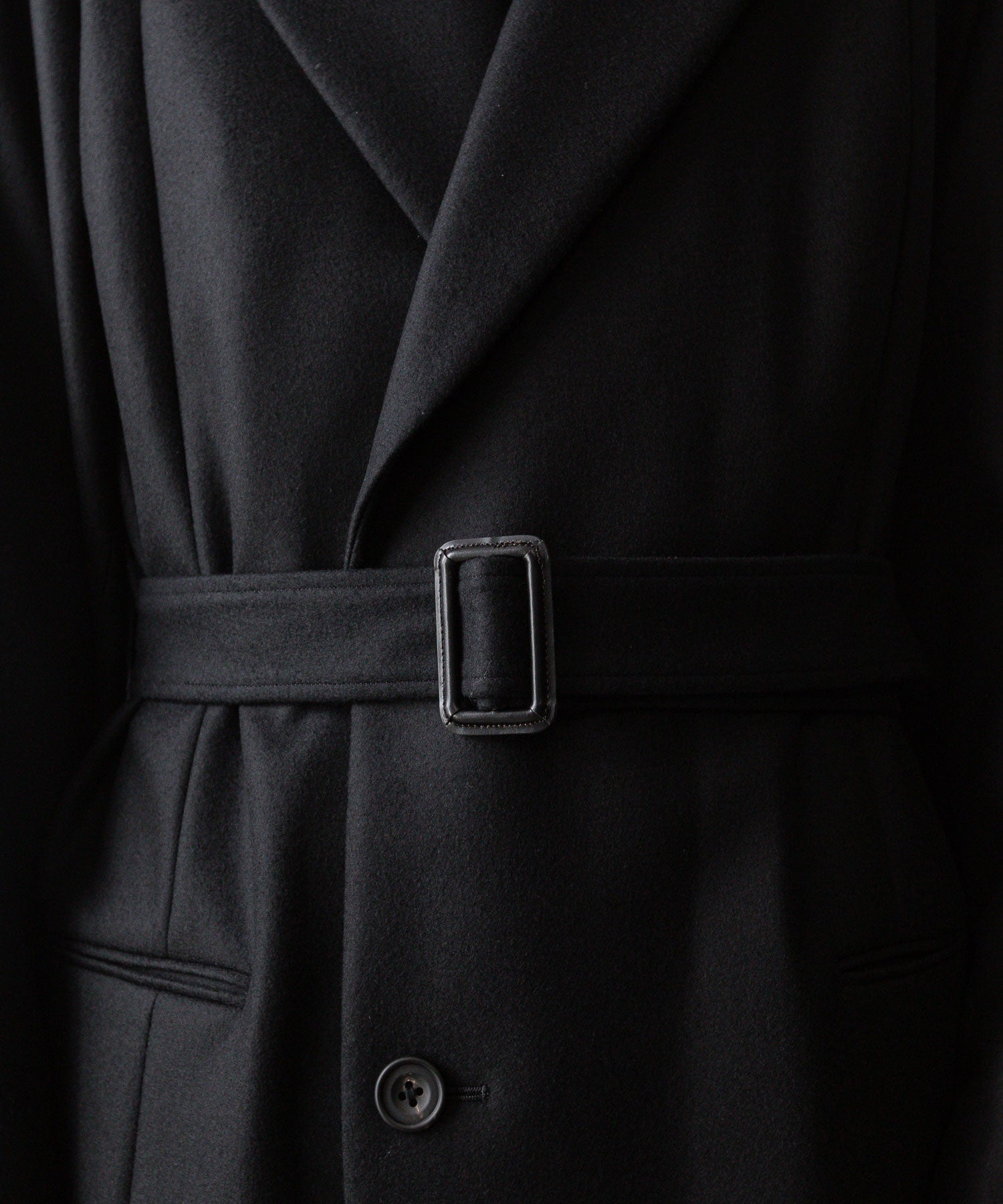 ssstein(シュタイン)の24AWコレクション OVERSIZED MAXI-LENGTH PEAKED LAPEL COAT - BLACK 公式通販サイトsession福岡セレクトショップ