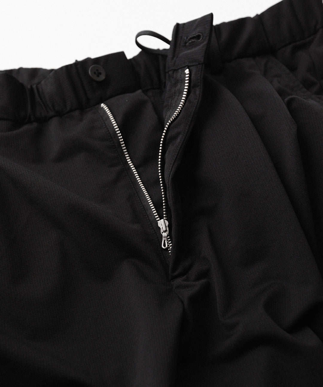 KANEMASA PHIL. カネマサフィルの36G NYLON TUCK EASY SHORTSのBLACK DYE 公式通販サイトsession福岡セレクトショップ
