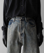 画像をギャラリービューアに読み込む, ssstein(シュタイン)のTWIST SEAM BAGGY VINTAGE DENIM JEANS - INDIGOの公式通販サイトsession福岡セレクトショップ

