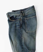 画像をギャラリービューアに読み込む, 【INTÉRIM】CLASSIC HEAVY KIBATA SHUTTLE HYPER BIG WWII 1943 DENIM JEANS - C.NAVY
