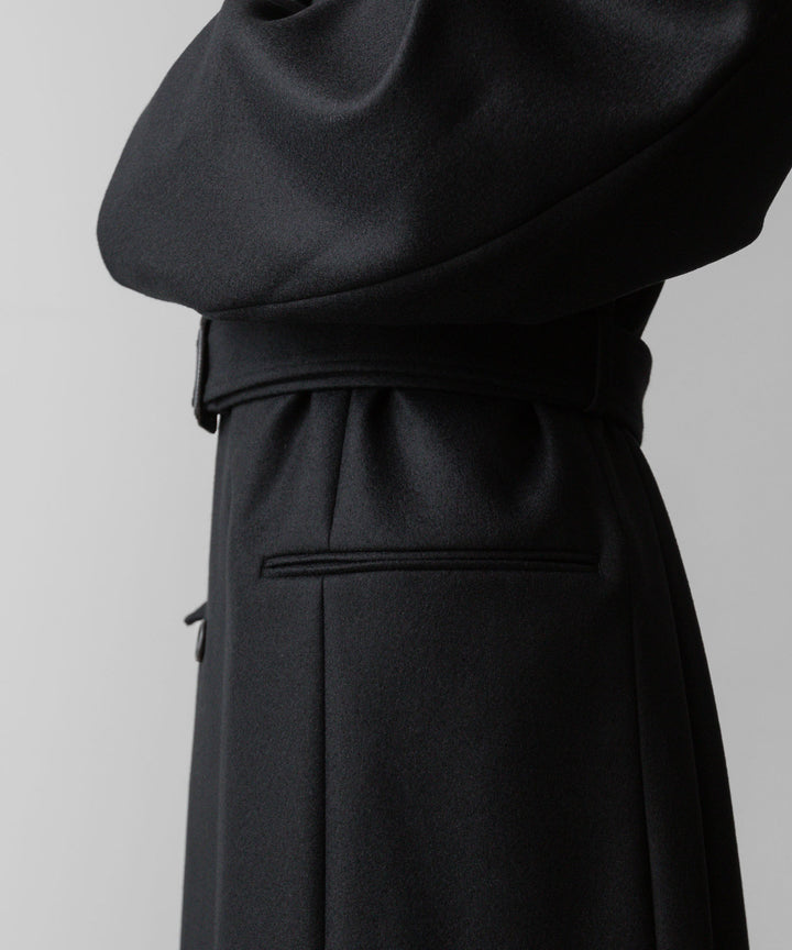 ssstein(シュタイン)の24AWコレクション OVERSIZED MAXI-LENGTH PEAKED LAPEL COAT - BLACK 公式通販サイトsession福岡セレクトショップ