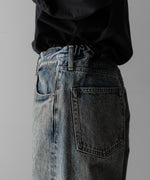 画像をギャラリービューアに読み込む, ssstein(シュタイン)のTWIST SEAM BAGGY VINTAGE DENIM JEANS - INDIGOの公式通販サイトsession福岡セレクトショップ

