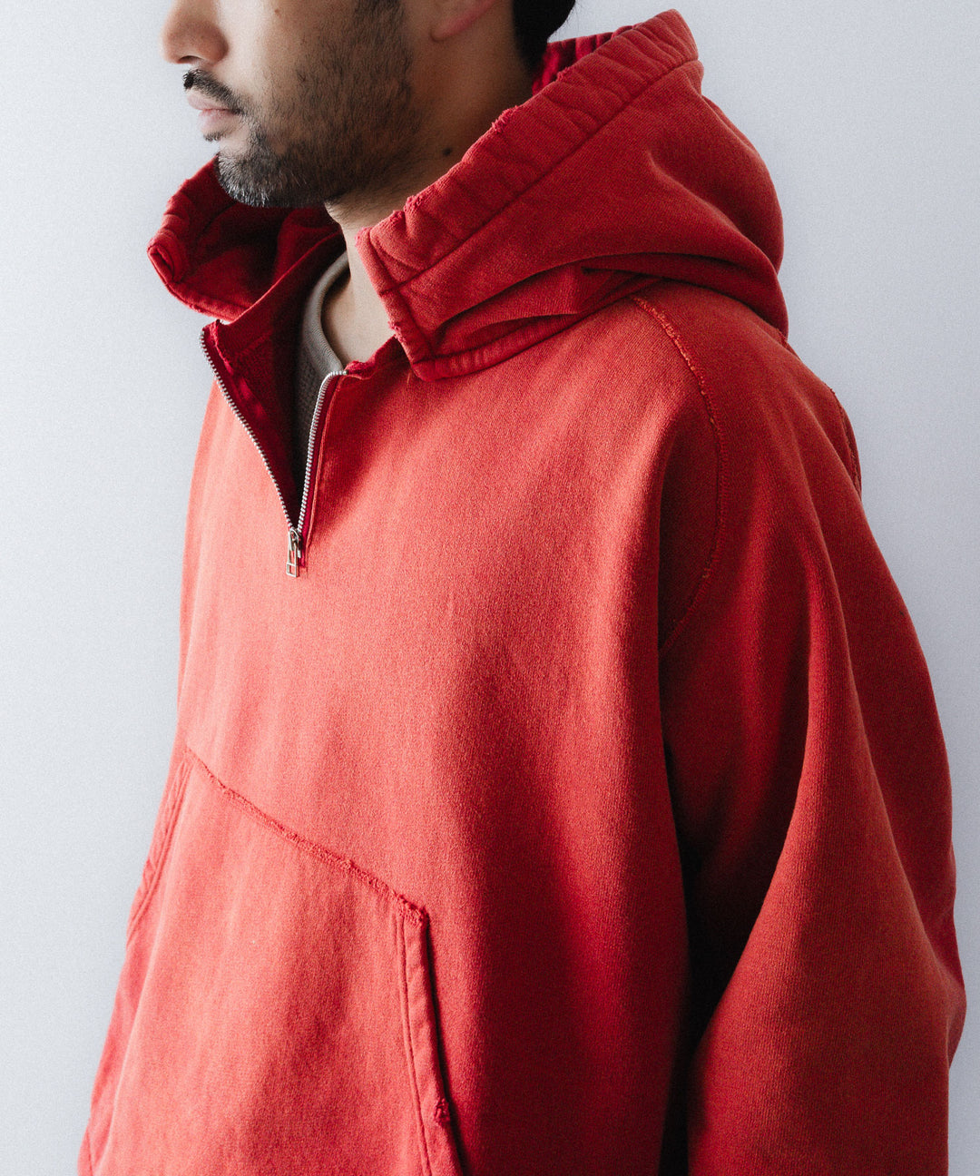 concause-コンコースのFRONT ZIP AFTER HOODIEのRED公式通販サイトsession福岡セレクトショップ