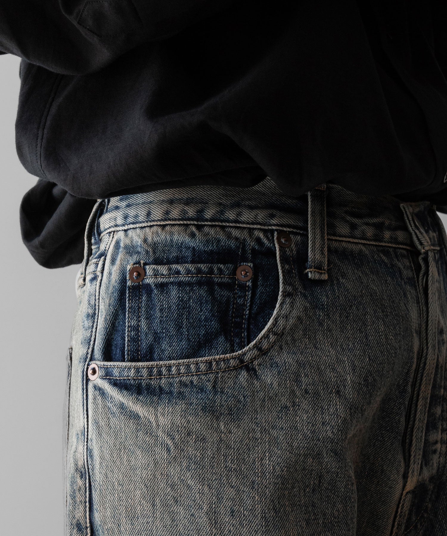 ssstein(シュタイン)のTWIST SEAM BAGGY VINTAGE DENIM JEANS - INDIGOの公式通販サイトsession福岡セレクトショップ
