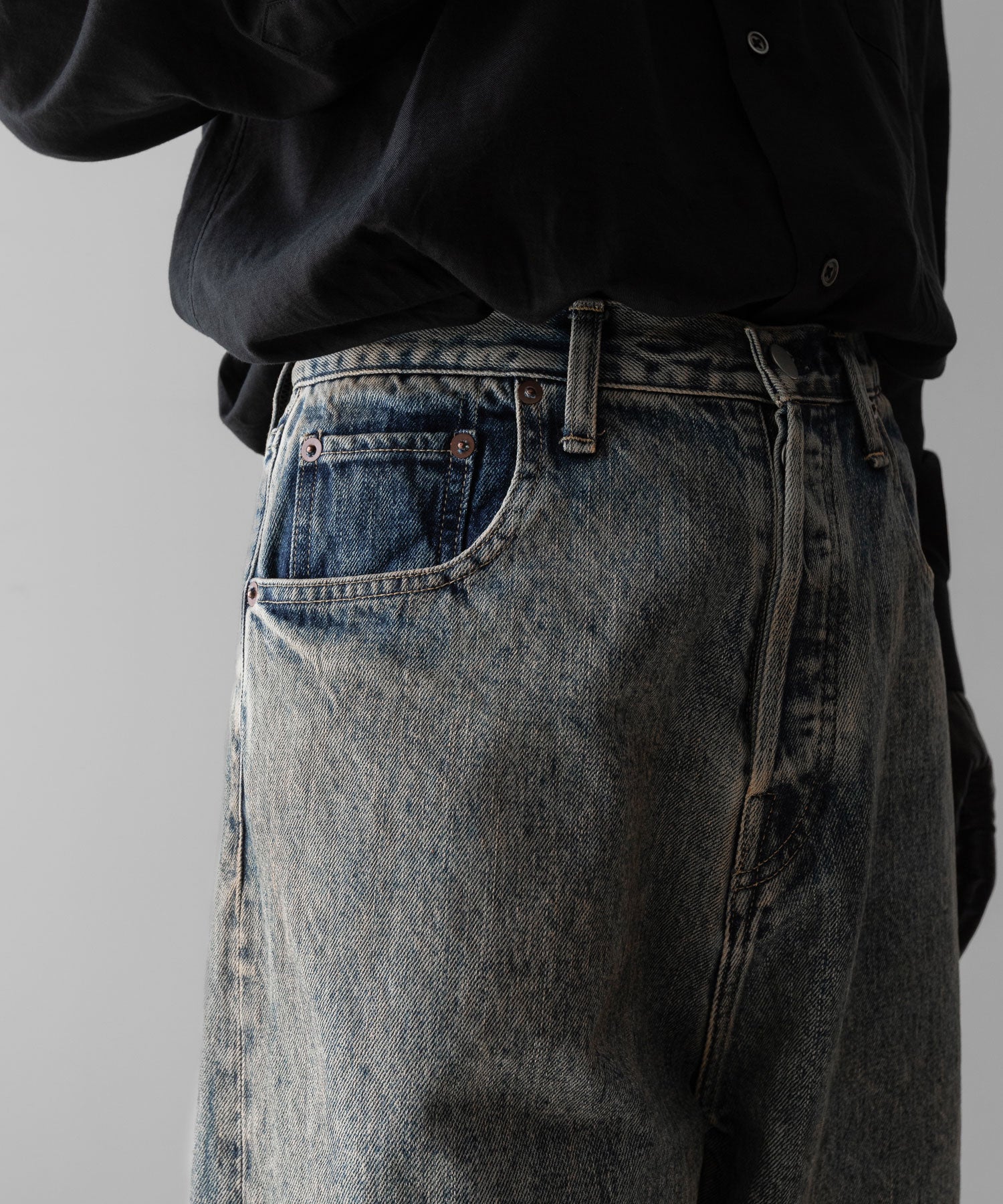 ssstein(シュタイン)のTWIST SEAM BAGGY VINTAGE DENIM JEANS - INDIGOの公式通販サイトsession福岡セレクトショップ
