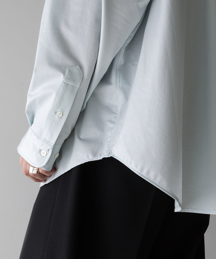 【KANEMASA PHIL.】カネマサフィルのニットシャツ 46G ATOMOSPHERE SHIRT - SAX公式通販サイトsession福岡セレクトショップ