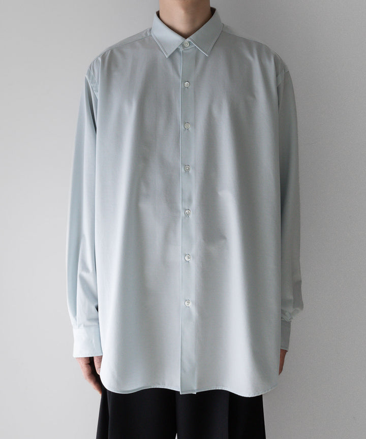 【KANEMASA PHIL.】カネマサフィルのニットシャツ 46G ATOMOSPHERE SHIRT - SAX公式通販サイトsession福岡セレクトショップ