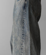 画像をギャラリービューアに読み込む, ssstein(シュタイン)のTWIST SEAM BAGGY VINTAGE DENIM JEANS - INDIGOの公式通販サイトsession福岡セレクトショップ

