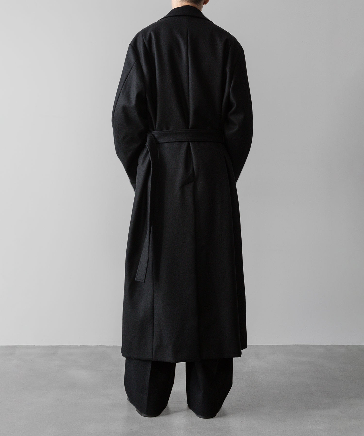 ssstein(シュタイン)の24AWコレクション OVERSIZED MAXI-LENGTH PEAKED LAPEL COAT - BLACK 公式通販サイトsession福岡セレクトショップ