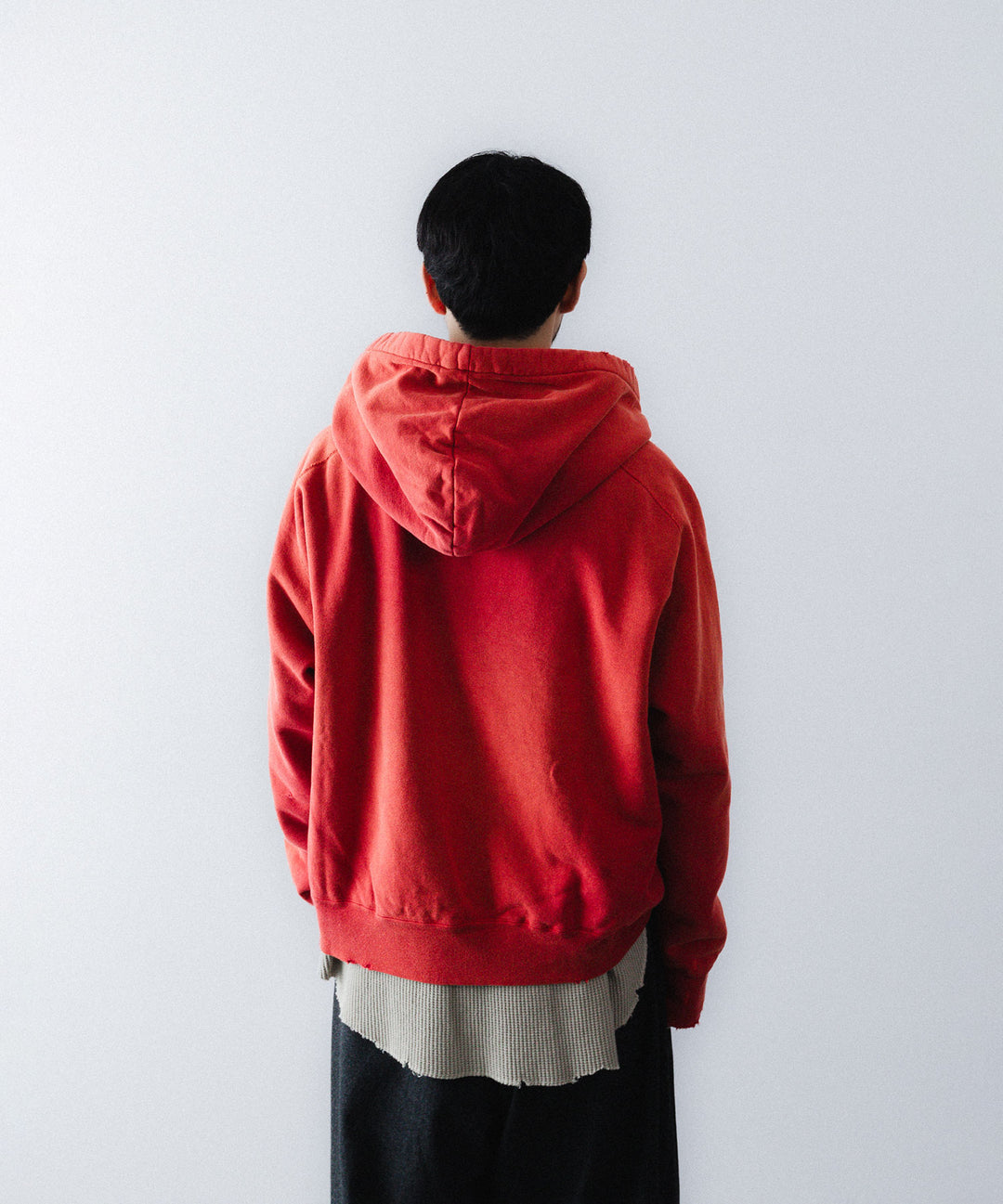 concause-コンコースのFRONT ZIP AFTER HOODIEのRED公式通販サイトsession福岡セレクトショップ