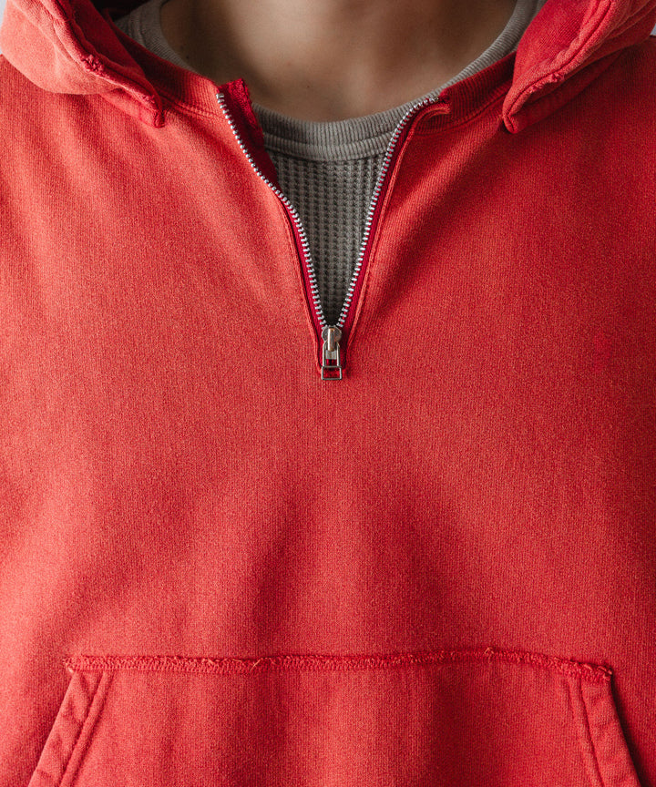 concause-コンコースのFRONT ZIP AFTER HOODIEのRED公式通販サイトsession福岡セレクトショップ