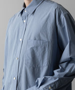 画像をギャラリービューアに読み込む, ssstein(シュタイン)の24AWコレクション OVERSIZED STANDARD SHIRT - BLUE 公式通販サイトsession福岡セレクトショップ
