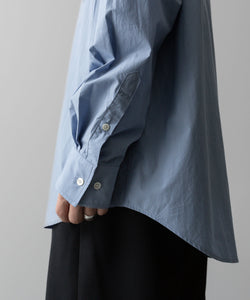 ssstein(シュタイン)の24AWコレクション OVERSIZED STANDARD SHIRT - BLUE 公式通販サイトsession福岡セレクトショップ