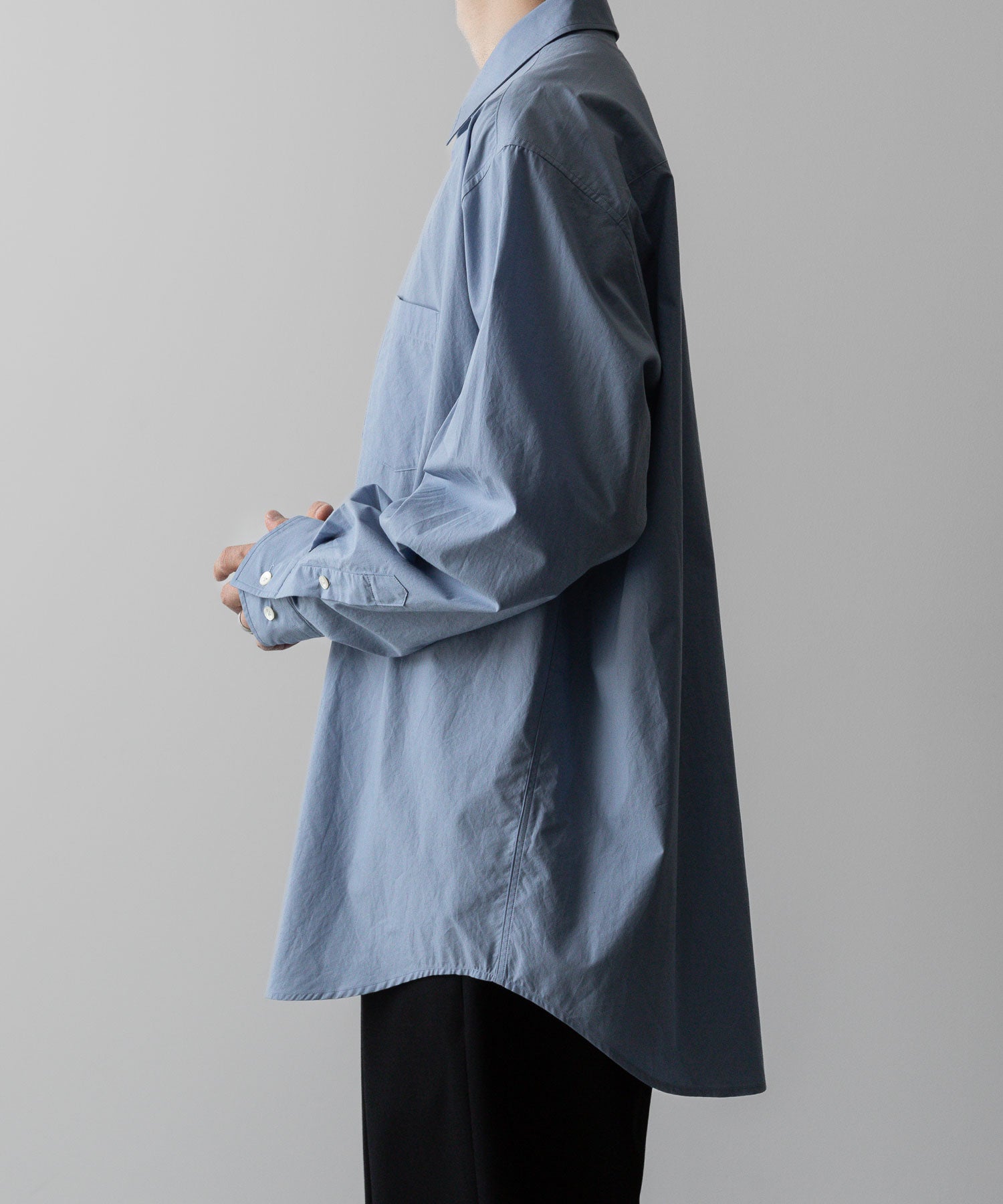 ssstein(シュタイン)の24AWコレクション OVERSIZED STANDARD SHIRT - BLUE 公式通販サイトsession福岡セレクトショップ