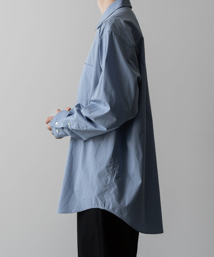 ssstein(シュタイン)の24AWコレクション OVERSIZED STANDARD SHIRT - BLUE 公式通販サイトsession福岡セレクトショップ