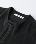画像をギャラリービューアに読み込む, OPPOSE DUALITY-オポーズデュアリティのNO COLLAR RIB ZIP TOPのBLACK公式通販サイトsession福岡セレクトショップ
