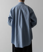 画像をギャラリービューアに読み込む, ssstein(シュタイン)の24AWコレクション OVERSIZED STANDARD SHIRT - BLUE 公式通販サイトsession福岡セレクトショップ
