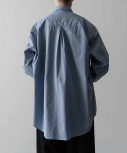 ssstein(シュタイン)の24AWコレクション OVERSIZED STANDARD SHIRT - BLUE 公式通販サイトsession福岡セレクトショップ