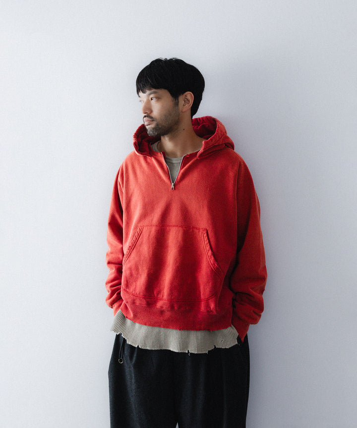 concause-コンコースのFRONT ZIP AFTER HOODIEのRED公式通販サイトsession福岡セレクトショップ