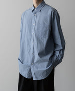 画像をギャラリービューアに読み込む, ssstein(シュタイン)の24AWコレクション OVERSIZED STANDARD SHIRT - BLUE 公式通販サイトsession福岡セレクトショップ
