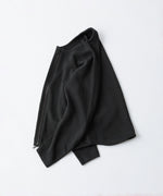 画像をギャラリービューアに読み込む, OPPOSE DUALITY-オポーズデュアリティのNO COLLAR RIB ZIP TOPのBLACK公式通販サイトsession福岡セレクトショップ
