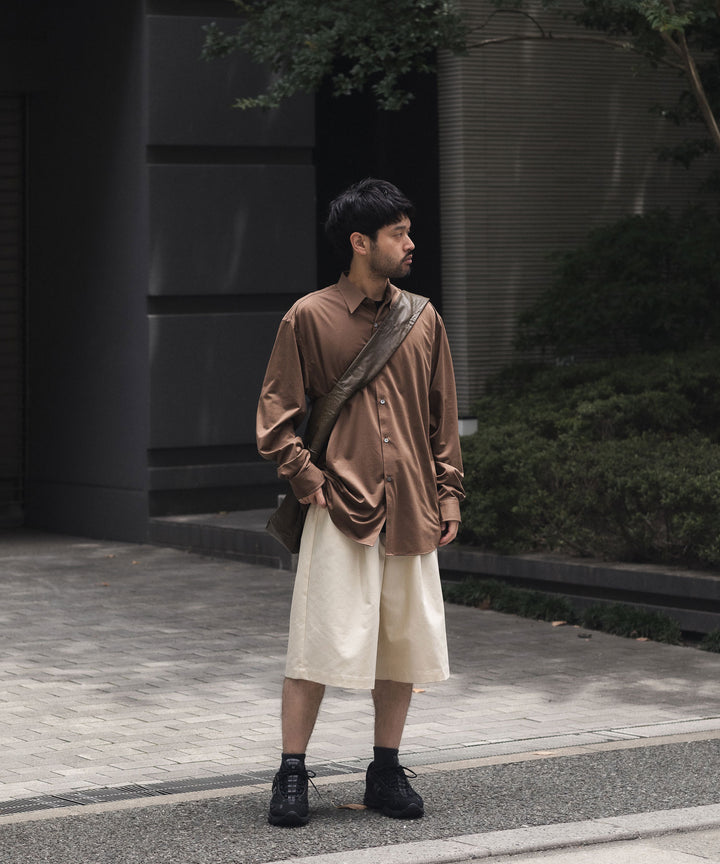 ssstein(シュタイン)のDOUBLE WEAVE COTTON SHORTS - CREAMの公式通販サイトsession福岡セレクトショップ