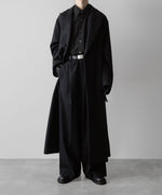 画像をギャラリービューアに読み込む, ssstein(シュタイン)の24AWコレクション OVERSIZED MAXI-LENGTH PEAKED LAPEL COAT - BLACK 公式通販サイトsession福岡セレクトショップ
