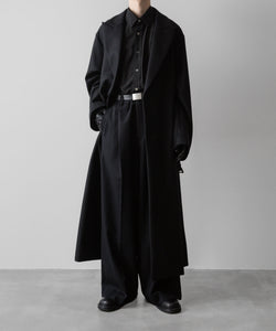 ssstein(シュタイン)の24AWコレクション OVERSIZED MAXI-LENGTH PEAKED LAPEL COAT - BLACK 公式通販サイトsession福岡セレクトショップ