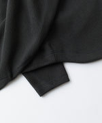 画像をギャラリービューアに読み込む, OPPOSE DUALITY-オポーズデュアリティのNO COLLAR RIB ZIP TOPのBLACK公式通販サイトsession福岡セレクトショップ
