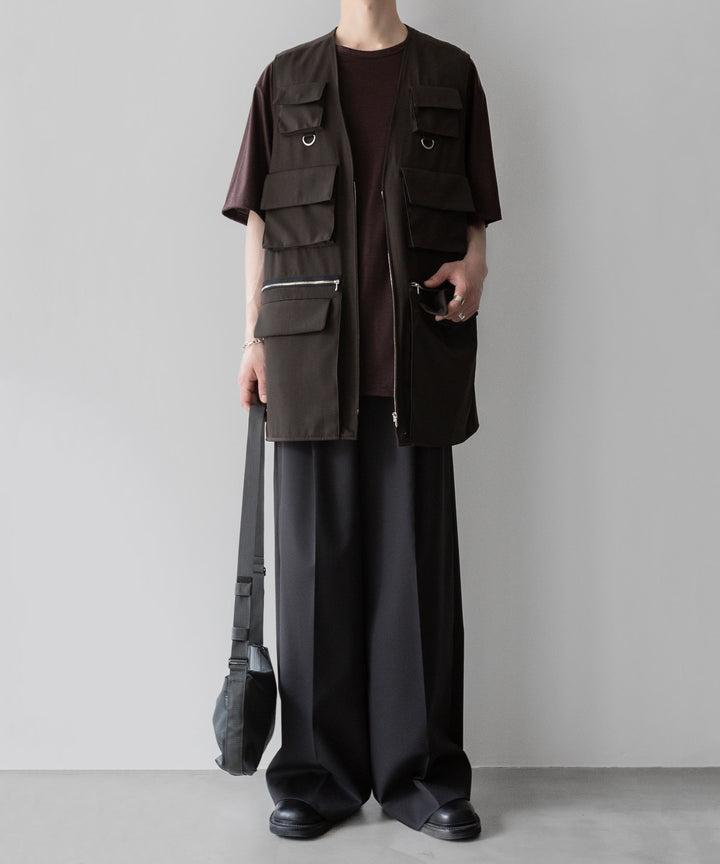 【KANEMASA PHIL.】カネマサフィル36G WOOL SILKY TEEのBROWNの公式通販サイトsession福岡セレクトショップ