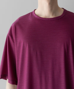 【KANEMASA PHIL.】カネマサフィル 36G WOOL SILKY TEEのPURPLEの公式通販サイトsession福岡セレクトショップ