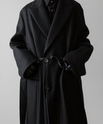 画像をギャラリービューアに読み込む, ssstein(シュタイン)の24AWコレクション OVERSIZED MAXI-LENGTH PEAKED LAPEL COAT - BLACK 公式通販サイトsession福岡セレクトショップ
