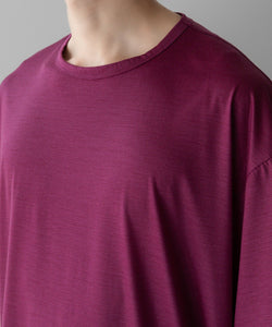 【KANEMASA PHIL.】カネマサフィル 36G WOOL SILKY TEEのPURPLEの公式通販サイトsession福岡セレクトショップ