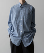 画像をギャラリービューアに読み込む, ssstein(シュタイン)の24AWコレクション OVERSIZED STANDARD SHIRT - BLUE 公式通販サイトsession福岡セレクトショップ
