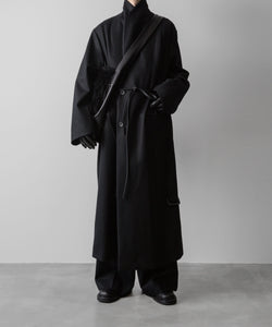 ssstein(シュタイン)の24AWコレクション OVERSIZED MAXI-LENGTH PEAKED LAPEL COAT - BLACK 公式通販サイトsession福岡セレクトショップ