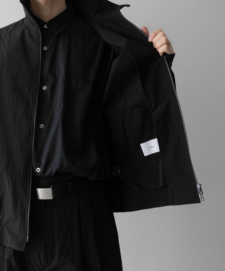 ssstein(シュタイン)のWINDPROOF NYLON ZIP JACKET - BLACKの公式通販サイトsession福岡セレクトショップ