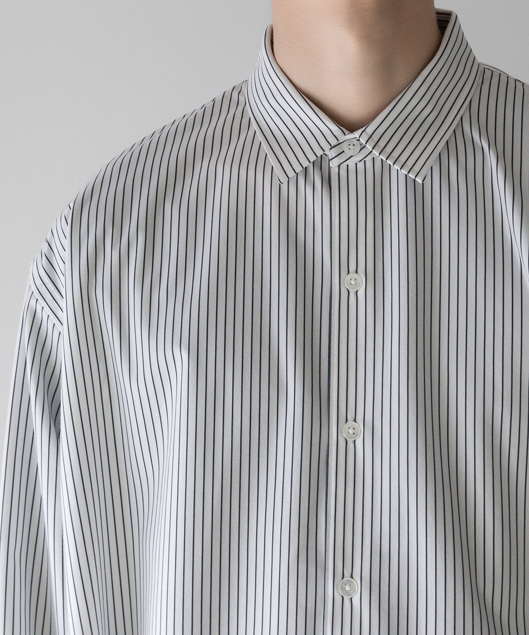 【KANEMASA PHIL.】カネマサフィル 46G ATOMOSPHERE STRIPE SHIRT - WHITE×NAVY sessionセッション福岡セレクトショップ 公式通販サイト